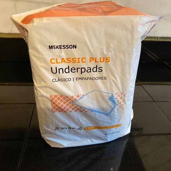 Home- Disposable UnderPads (23” x 36”) Light Absorbent Classic Plus - Picture 1 of 16